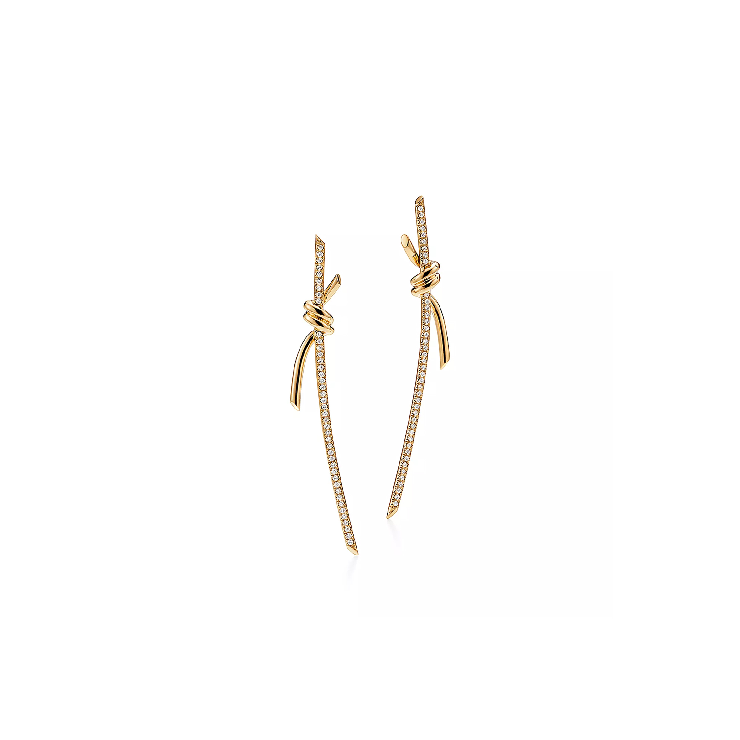 TIFFANY KNOT DROP EARRINGS 68887682 TIFFANY KNOT DROP EARRINGS 68887682